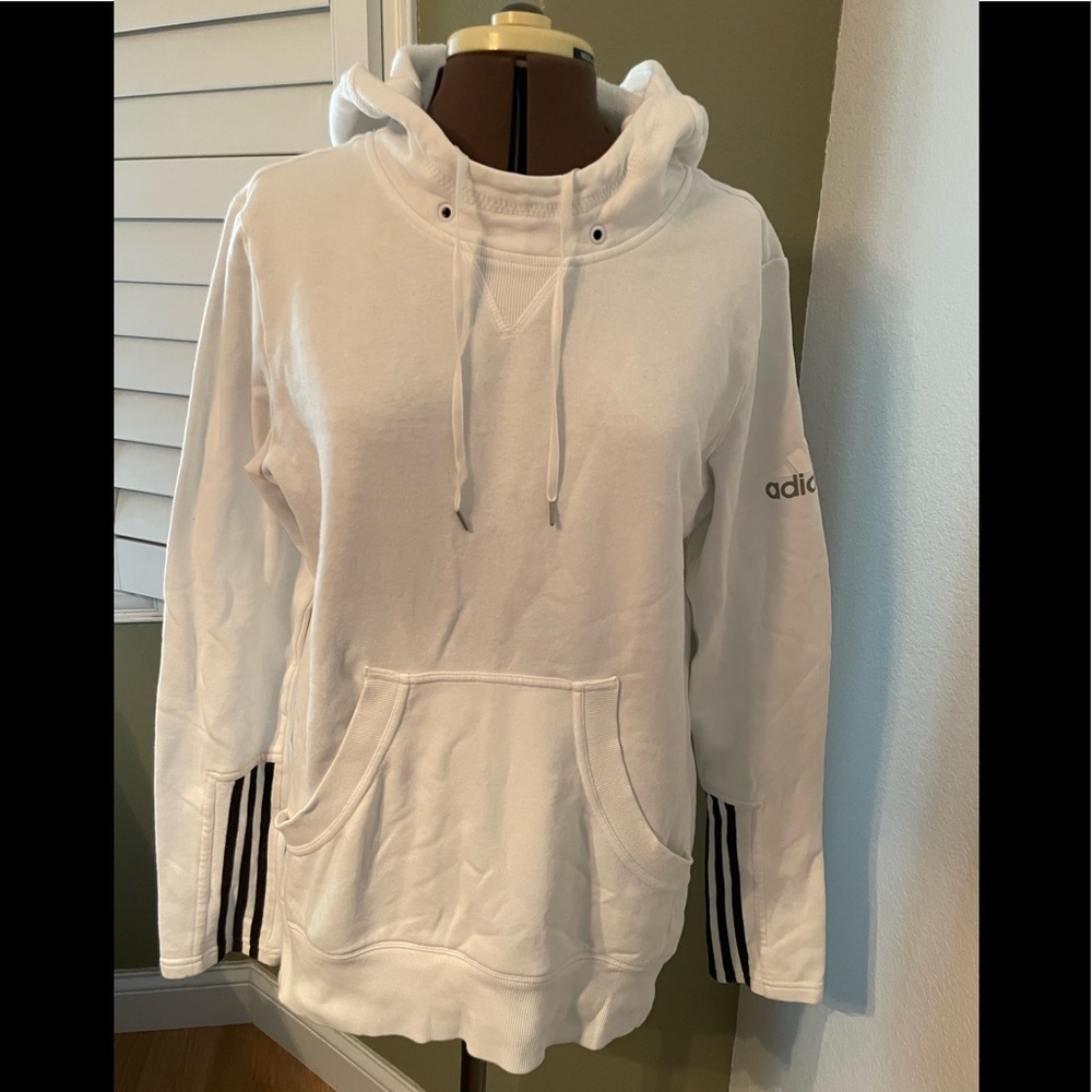 Adidas sweatshirt stripes size large